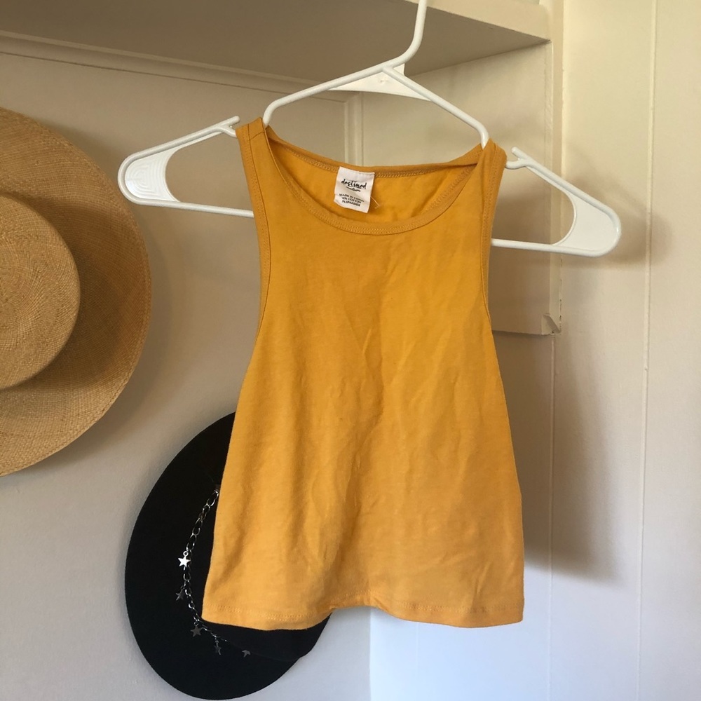 Yellow tank top